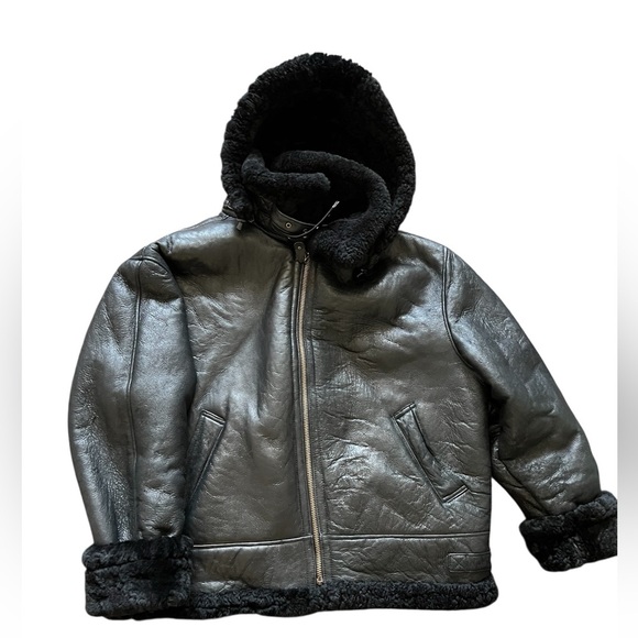 VTG Harlin Sheepskin Flight Jacket, size 2XL - Picture 1 of 10